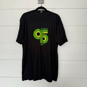 Publix Adult XL Black 95 Years Tee NWOT